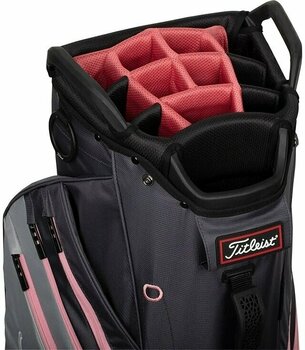 Golf Bag Titleist Cart 14 Lightweight Graphite/Grey/Edgartow Golf Bag - 3