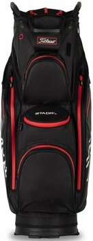 Golf Bag Titleist Cart 14 StaDry Black-Red Golf Bag - 3