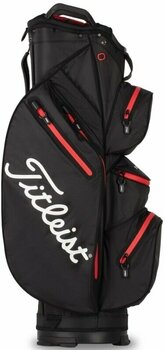 Golf Bag Titleist Cart 14 StaDry Black-Red Golf Bag - 4