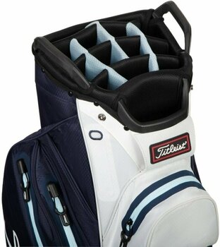 Golf Bag Titleist Cart 14 StaDry Navy/White/Sky Golf Bag - 5