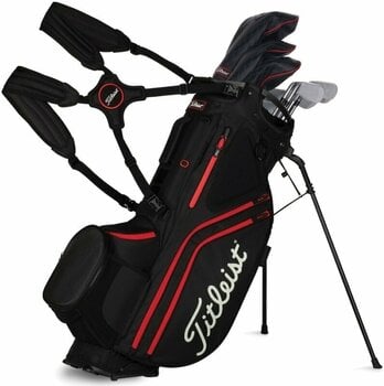 Golf Bag Titleist Hybrid 14 Black/Black/Red Golf Bag - 5