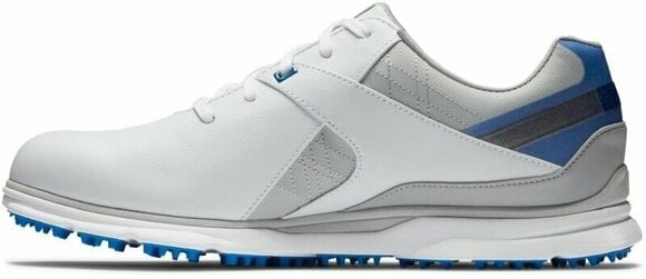 Chaussures de golf pour hommes Footjoy Pro SL White/Grey/Blue 42 (Déjà utilisé) - 5