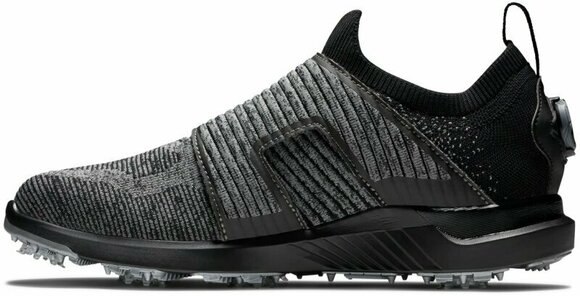 Pantofi de golf pentru bărbați Footjoy Hyperflex BOA Black/Charcoal/Silver 42 - 2