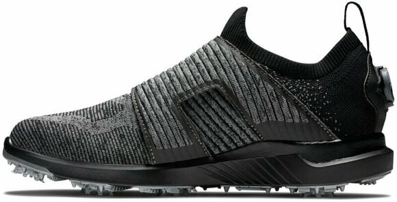 Pantofi de golf pentru bărbați Footjoy Hyperflex BOA Black/Charcoal/Silver 43 - 2