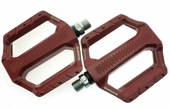 Flat pedals Shimano PD-EF202 Red Flat pedals - 2