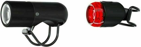 Cyklistické svetlo Knog Plugger Black Front 350 lm / Rear 10 lm Cyklistické svetlo - 2
