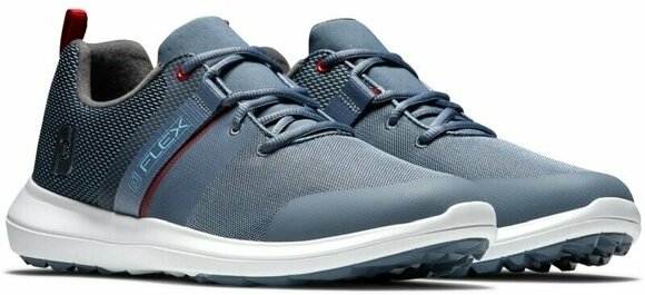 Мъжки голф обувки Footjoy Flex Steel Blue 45 - 4