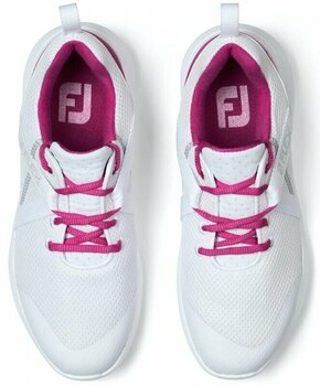 Chaussures de golf pour femmes Footjoy Flex White/Fuchsia 36,5 - 5