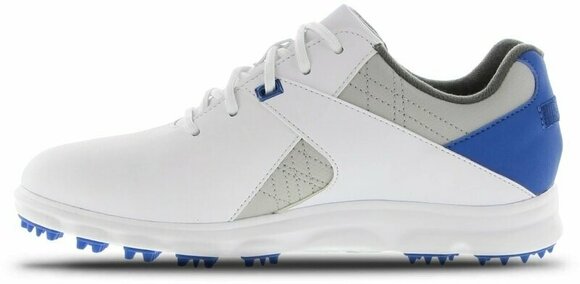 Junior golfkengät Footjoy Juniors White/Blue 32,5 - 2