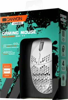 Gaming egér Canyon CND-SGM11W White Gaming egér - 6