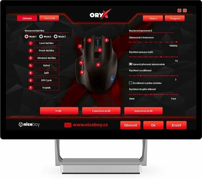 Gaming mouse Niceboy ORYX M400 - 7