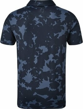 Camiseta polo Footjoy Pique Camo Floral Print Navy L - 2