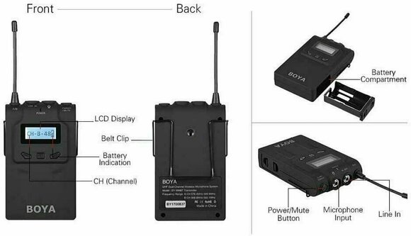 Bezprzewodowy system BOYA TX8 PRO Bezprzewodowy system - 3
