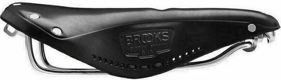 Sadel Brooks B17 Carved Black Steel Alloy Sadel - 4