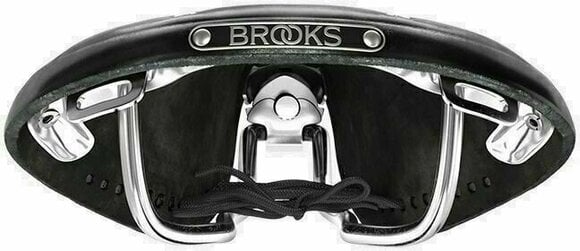Saddle Brooks B17 Carved Black Steel Alloy Saddle - 6