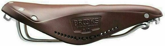 Saddle Brooks B17 Carved Brown Steel Alloy Saddle - 4