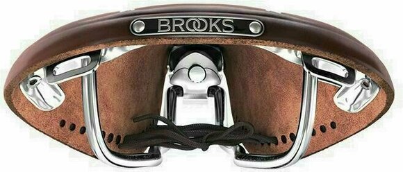 Saddle Brooks B17 Carved Brown Steel Alloy Saddle - 6