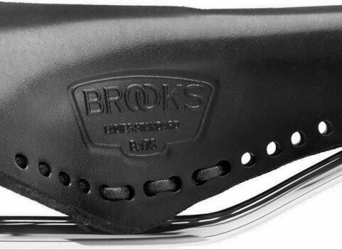 Saddle Brooks B17 Carved Short Black Steel Alloy Saddle - 8