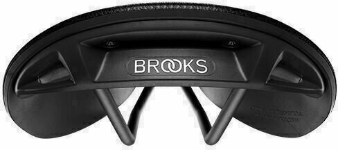 Saddle Brooks C17 Carved Black Steel Alloy Saddle - 6