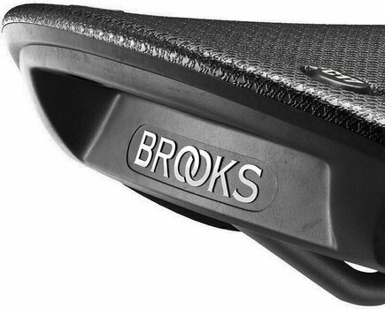 Saddle Brooks C17 Carved Black Steel Alloy Saddle - 7