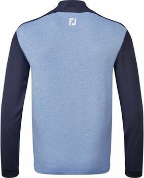 Pulóver Footjoy Heather Clr Block Chill-Out Navy/Heather Lagoon L - 2