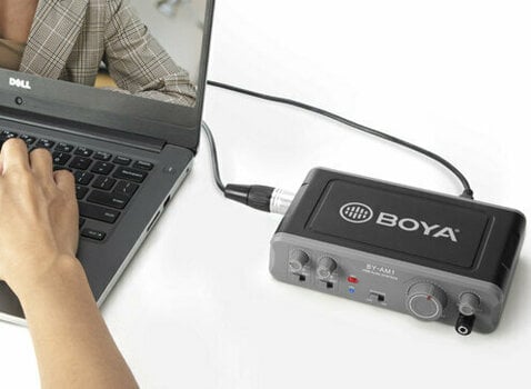 USB audio prevodník - zvuková karta BOYA BY-AM1 - 4