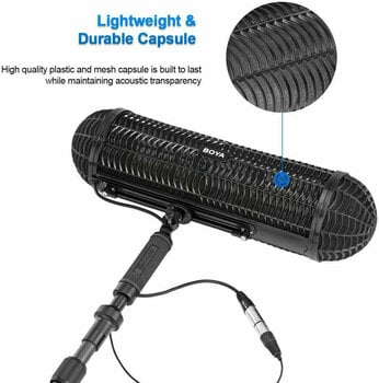Protezione anti-vento per microfono BOYA BY-WS1000 - 6