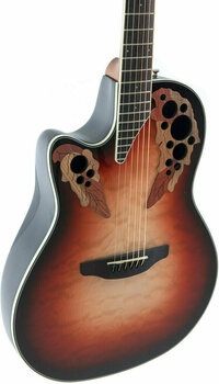 Elektroakustická kytara Ovation CE44LX-1R Elite Plus Ruby Red-Natural Burst Elektroakustická kytara - 4