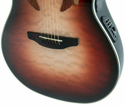 Elektroakustická kytara Ovation CE44LX-1R Elite Plus Ruby Red-Natural Burst Elektroakustická kytara - 7