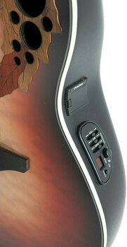 Elektroakustická kytara Ovation CE44LX-1R Elite Plus Ruby Red-Natural Burst Elektroakustická kytara - 9