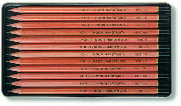 Graphite Pencil KOH-I-NOOR Professional GraphiteSet of Pencils Art Set of Graphite Pencils 12 pcs - 2