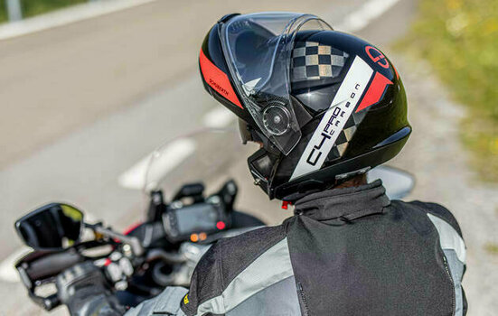 Schuberth C4 Pro Carbon Avio Red XL Helmet - Muziker