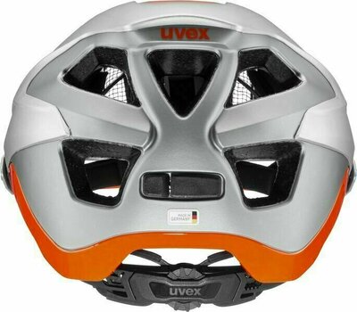 Bike Helmet UVEX Quatro Integrale Silver/Orange Matt 52-57 Bike Helmet - 4