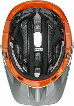 Bike Helmet UVEX Quatro Integrale Silver/Orange Matt 52-57 Bike Helmet - 5
