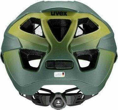 Bike Helmet UVEX Quatro Integrale Tocsen Forest Mustard Matt 52-57 Bike Helmet (Just unboxed) - 4