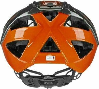 Cyklistická helma UVEX Quatro Titan/Orange 52-57 Cyklistická helma - 4