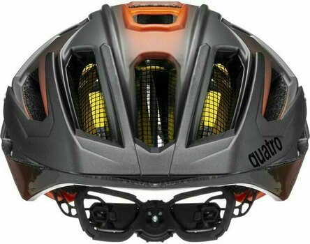 Cyklistická helma UVEX Quatro CC MIPS Titan/Orange 52-57 Cyklistická helma - 2