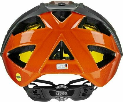 Fahrradhelm UVEX Quatro CC MIPS Titan/Orange 52-57 Fahrradhelm - 4