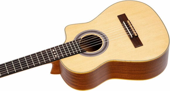 Guitare classique taile 1/2 pour enfant Ortega RQ25 1/2 Natural - 8