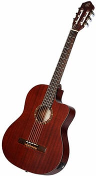 Klassisk gitarr med förförstärkare Ortega RCE125MMSN 4/4 Natural - 4