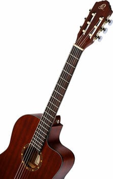 Klassisk gitarr med förförstärkare Ortega RCE125MMSN 4/4 Natural - 7