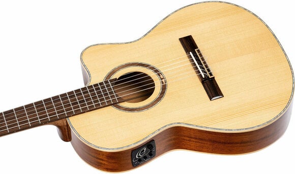 Klassisk guitar med forforstærker Ortega RCE138-T4 4/4 Natural - 8