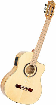 Klassieke gitaar met elektronica Ortega TZSM-3 4/4 Natural - 3