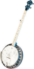 Banjo Ortega OBJE400TBL Blue Banjo - 3