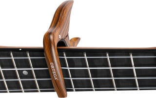 Ukulele Capo Ortega OCAPOUKE-WND Walnut Ukulele Capo - 1