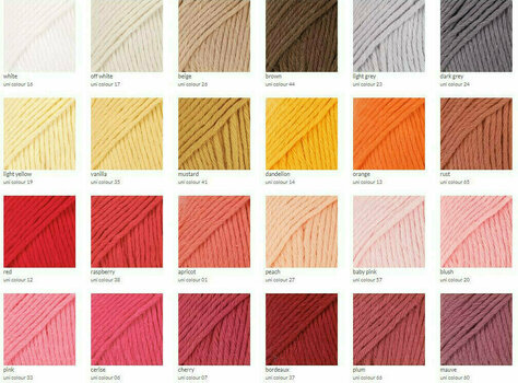 Knitting Yarn Drops Paris Uni Colour 27 Peach - 4