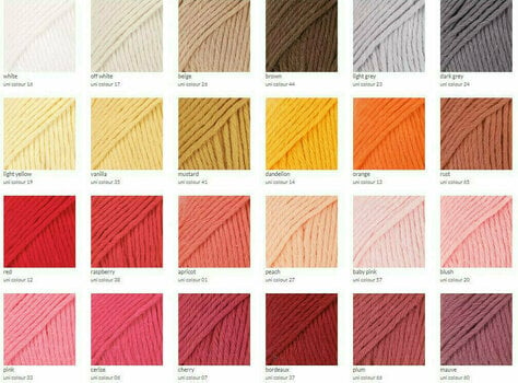 Fios para tricotar Drops Paris Uni Colour 35 Vanilla - 4