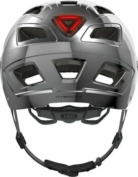 Cyklistická helma Abus Hyban 2.0 Chrome Silver L Cyklistická helma - 3