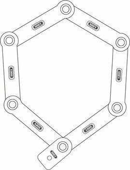 Candado para bicicleta Abus Bordo Combo 6100/90 SH Black - 4