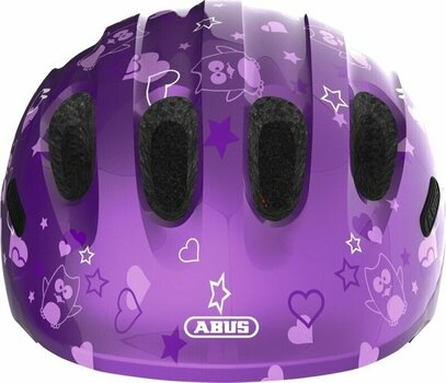Detská prilba na bicykel Abus Smiley 2.0 Purple Star M Detská prilba na bicykel - 2